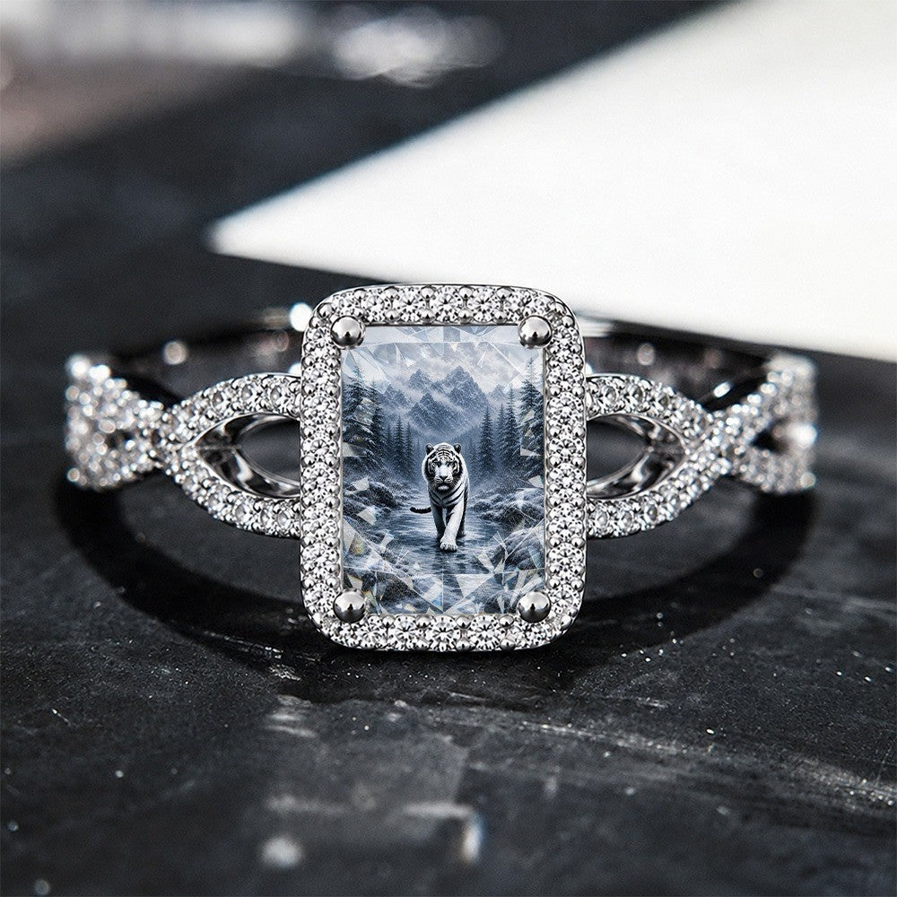 White Tiger Square Ring