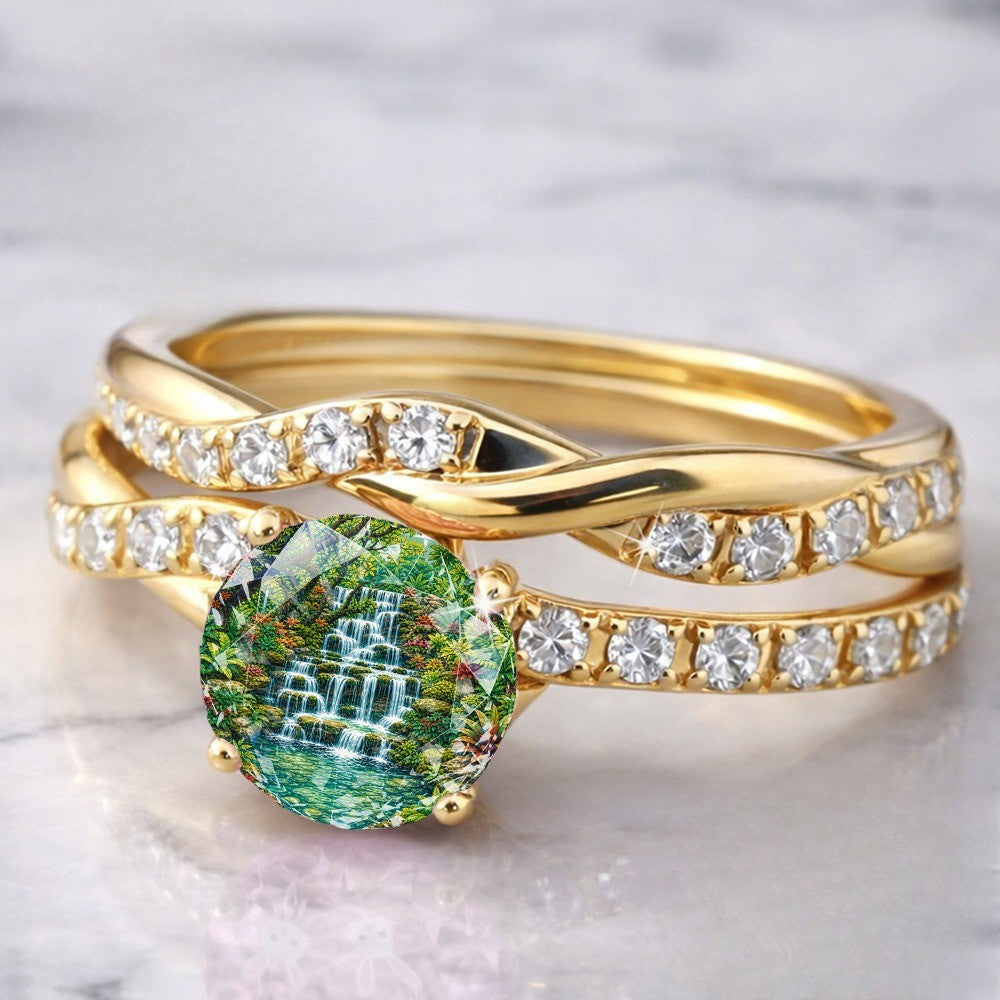 Waterfall Landscape Ring