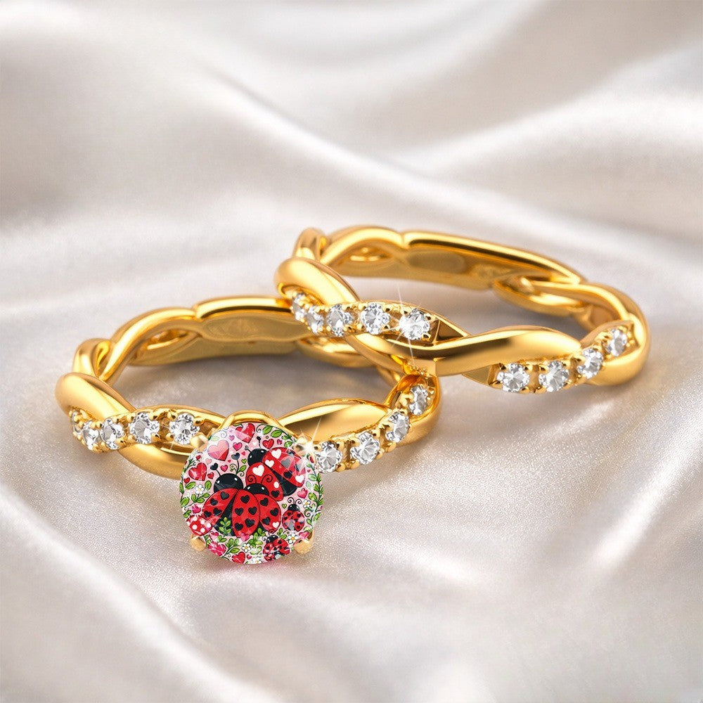 Ladybug Garden Ring