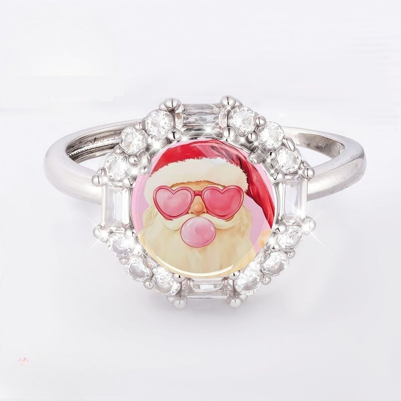 Santa Heart Sunglasses Ring