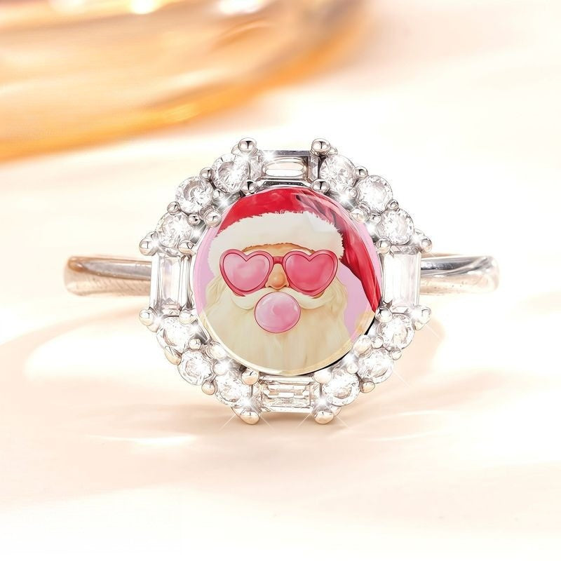 Santa Heart Sunglasses Ring