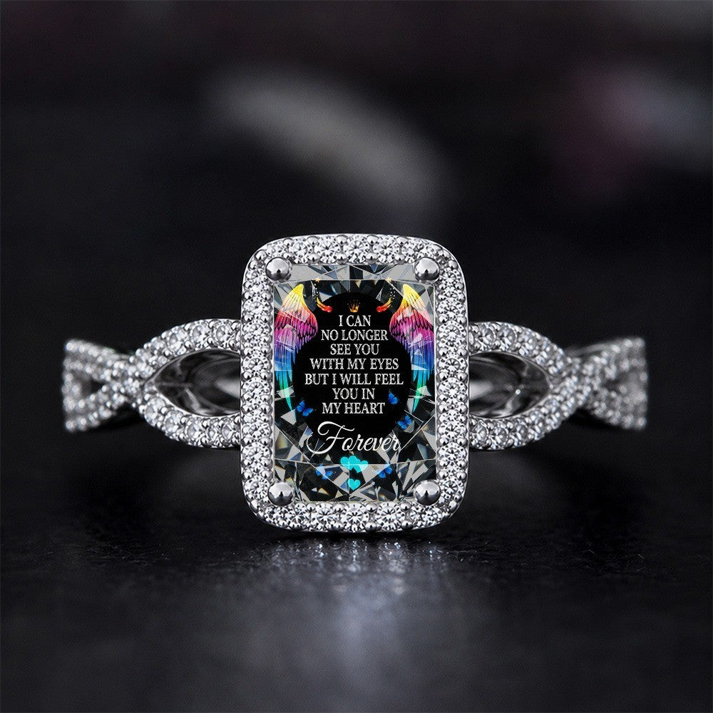 Colorful Wings Square Ring