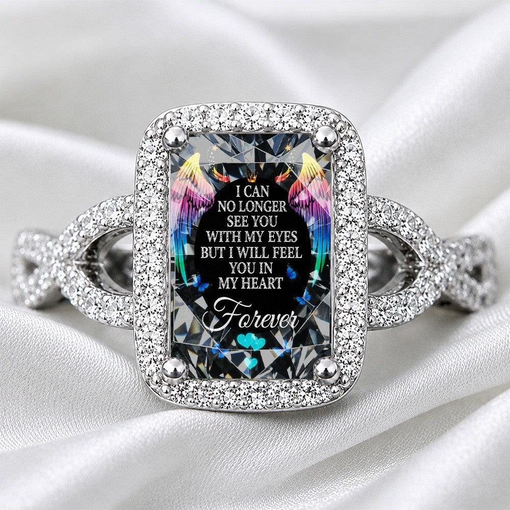 Colorful Wings Square Ring
