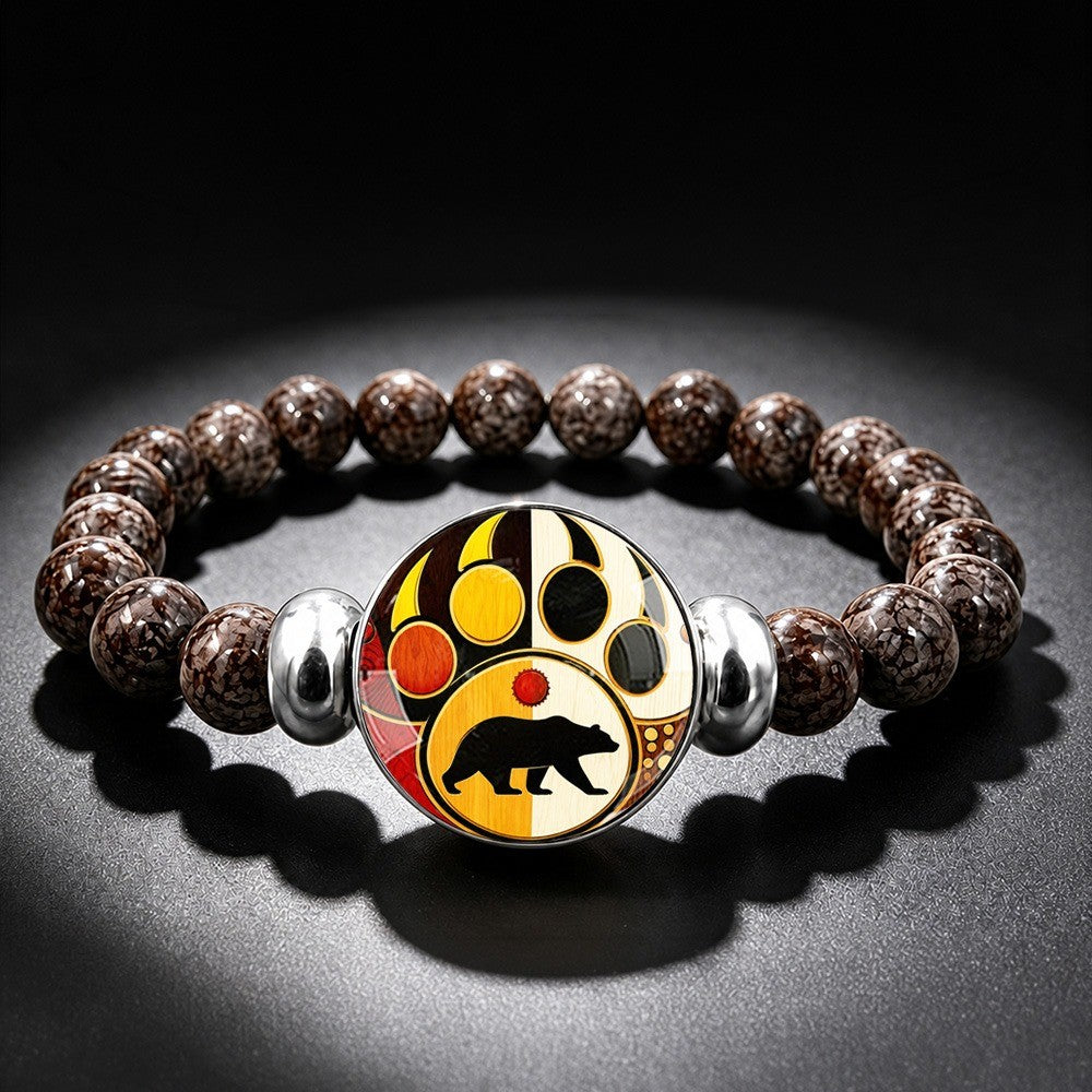 Bear Paw Stone Bracelet