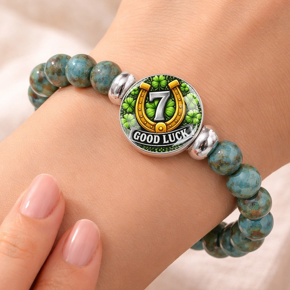 Lucky 7 Horseshoe Bracelet