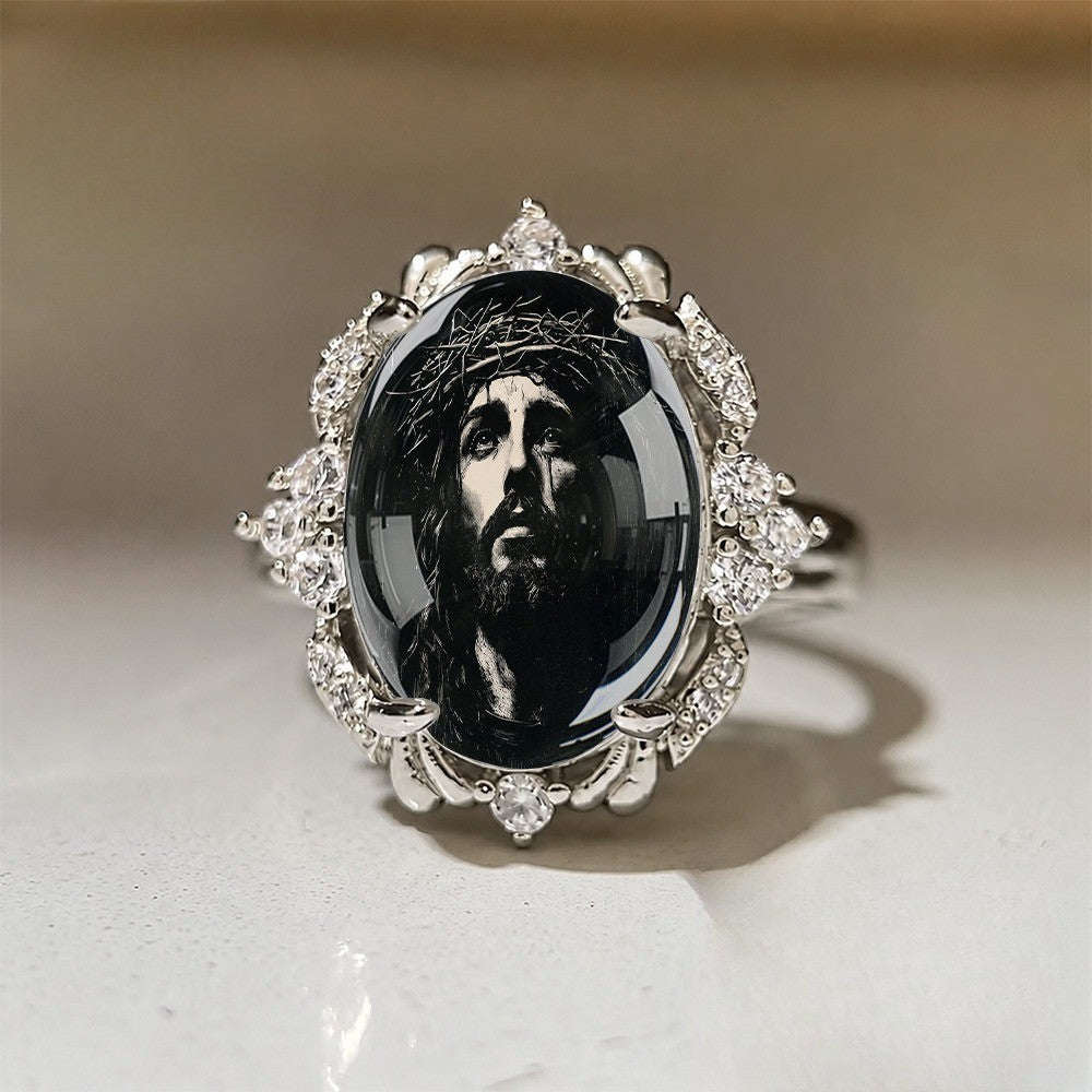 Crown of Thorns Oval Ring