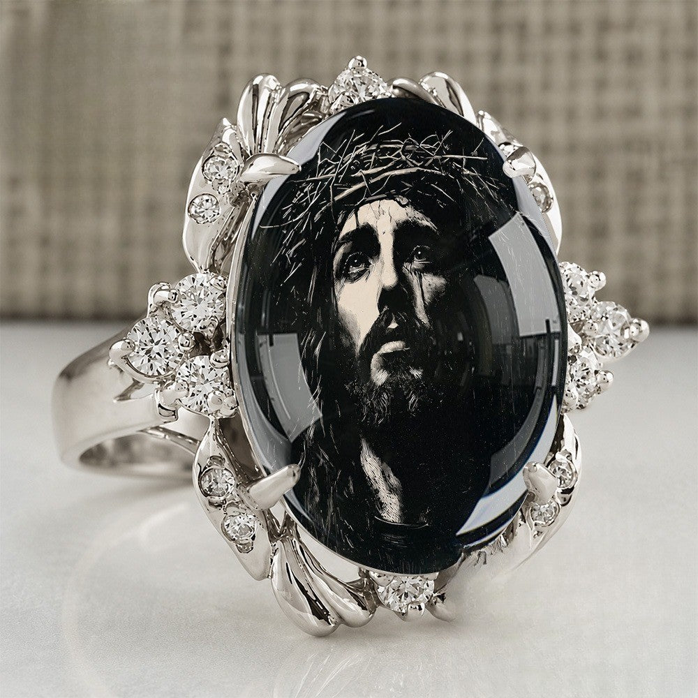 Crown of Thorns Oval Ring