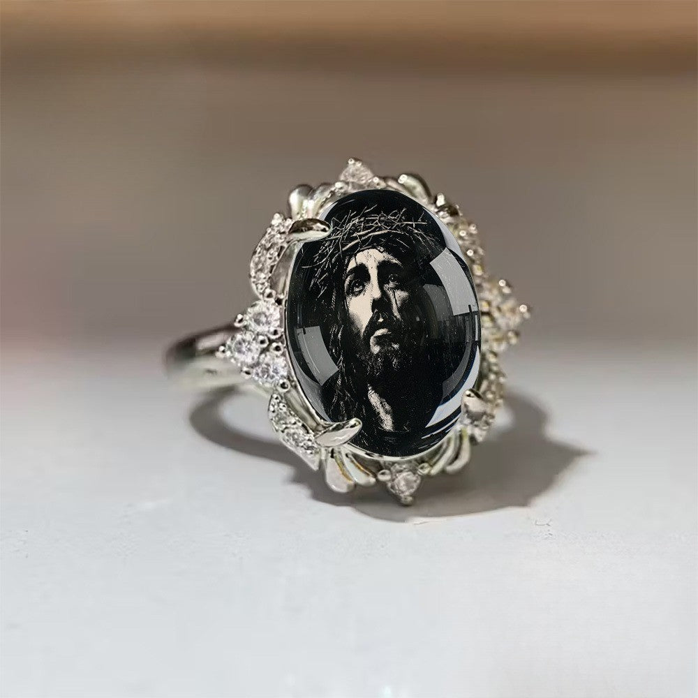 Crown of Thorns Oval Ring