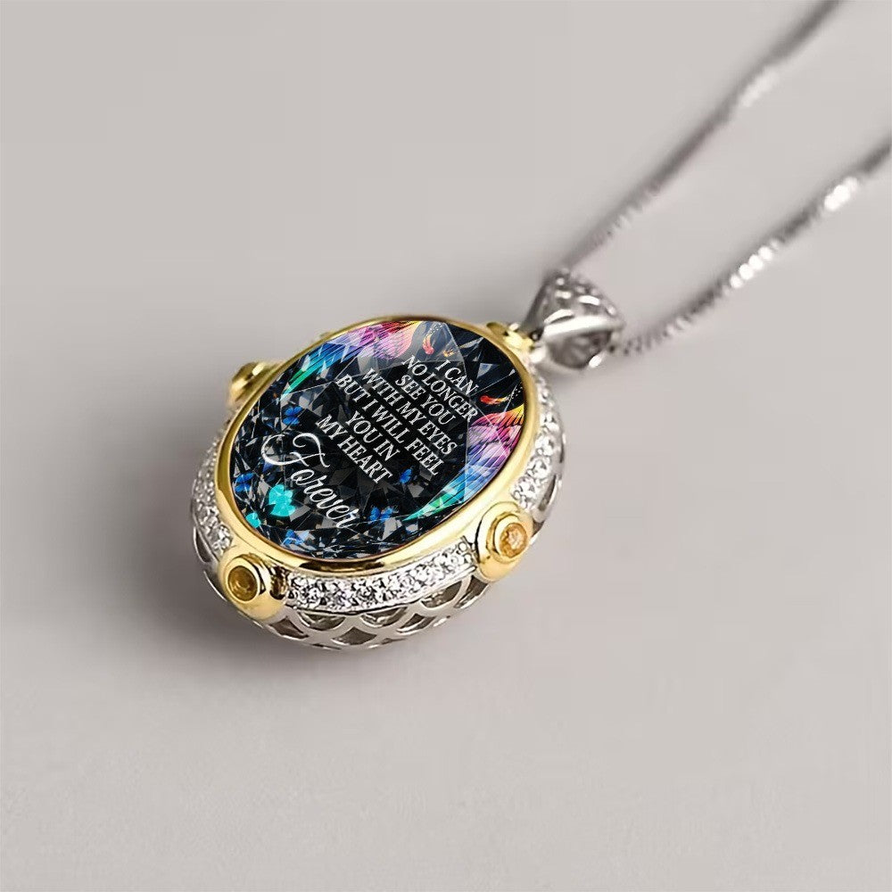 In Memory Heart Pendant Necklace