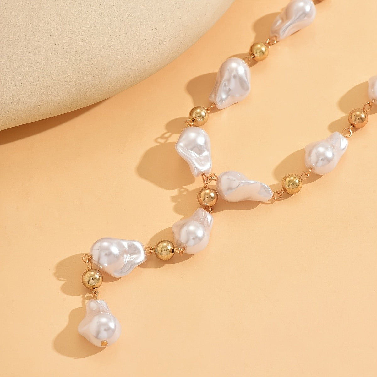 Baroque Pearl Y-Necklace