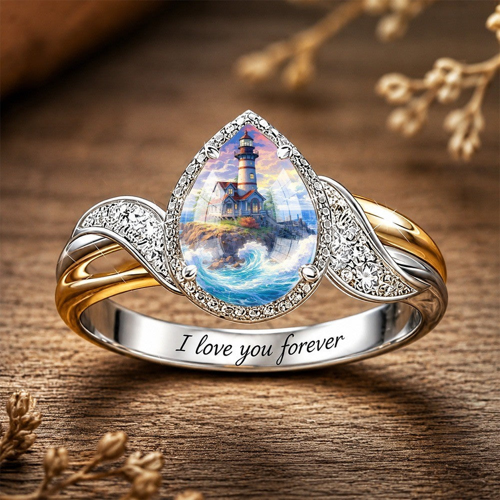 Lighthouse Teardrop Bypass Ring