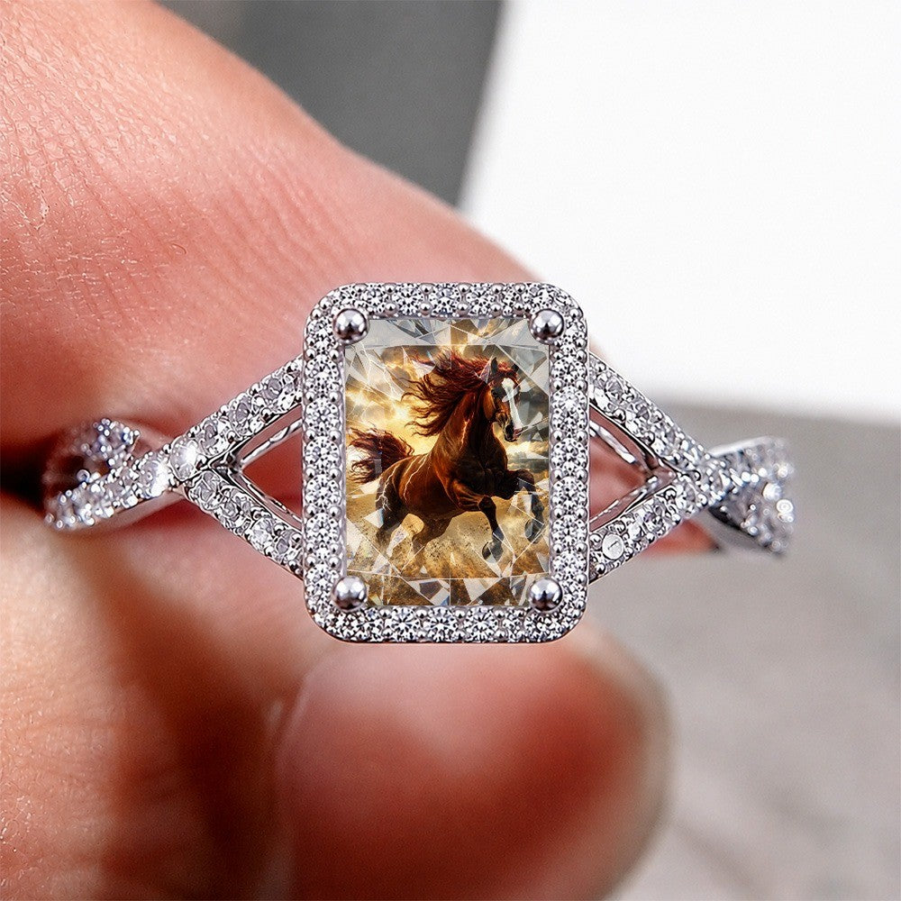 Galloping Horse Square Ring