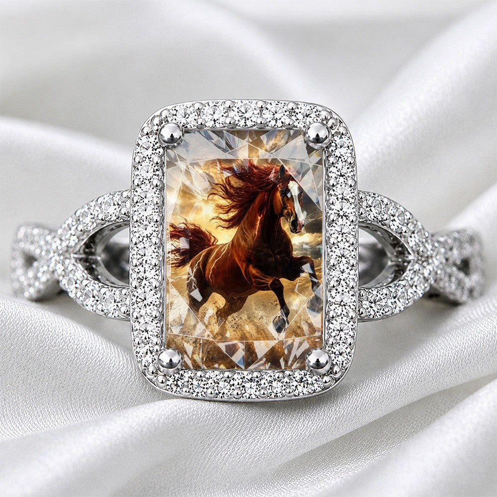 Galloping Horse Square Ring