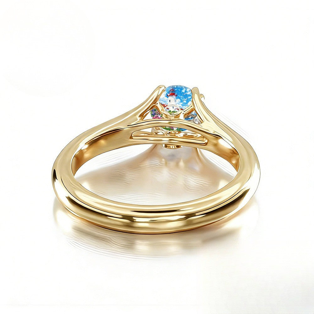 Lighthouse Seascape Ring
