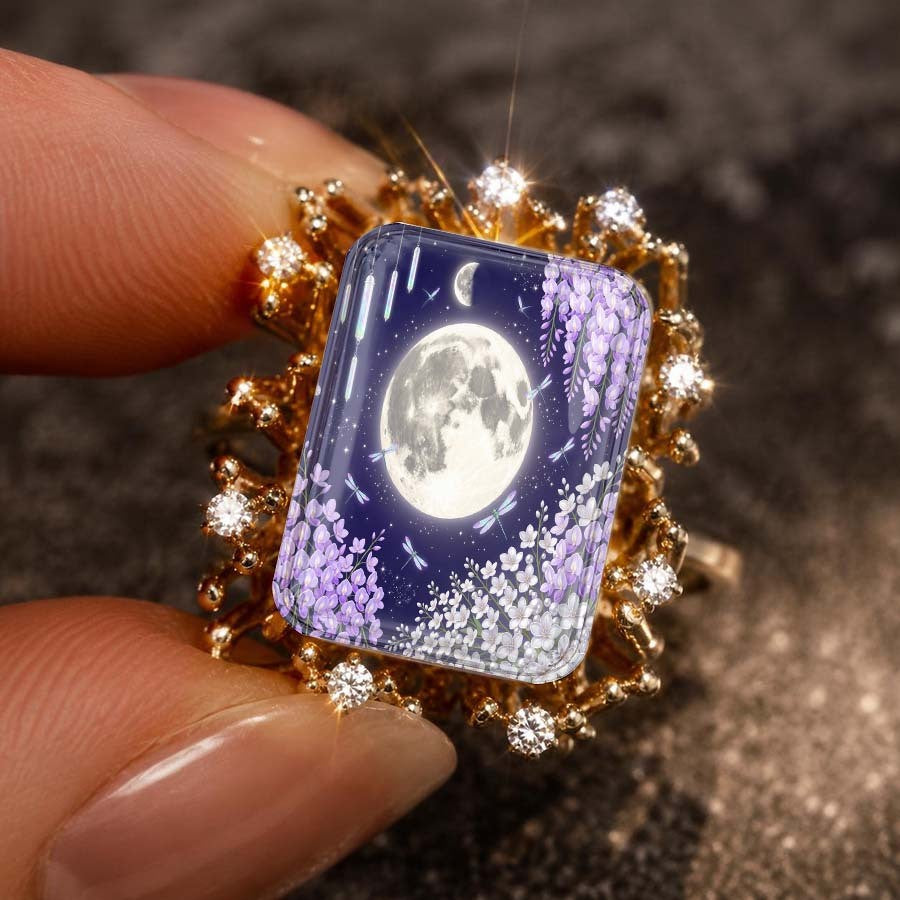 Moonlit Garden Statement Ring