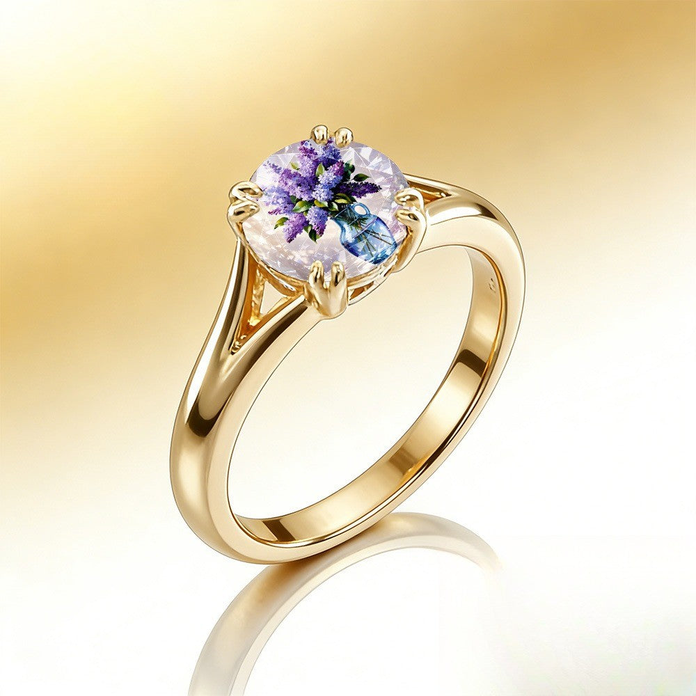 Lilac Vase Ring
