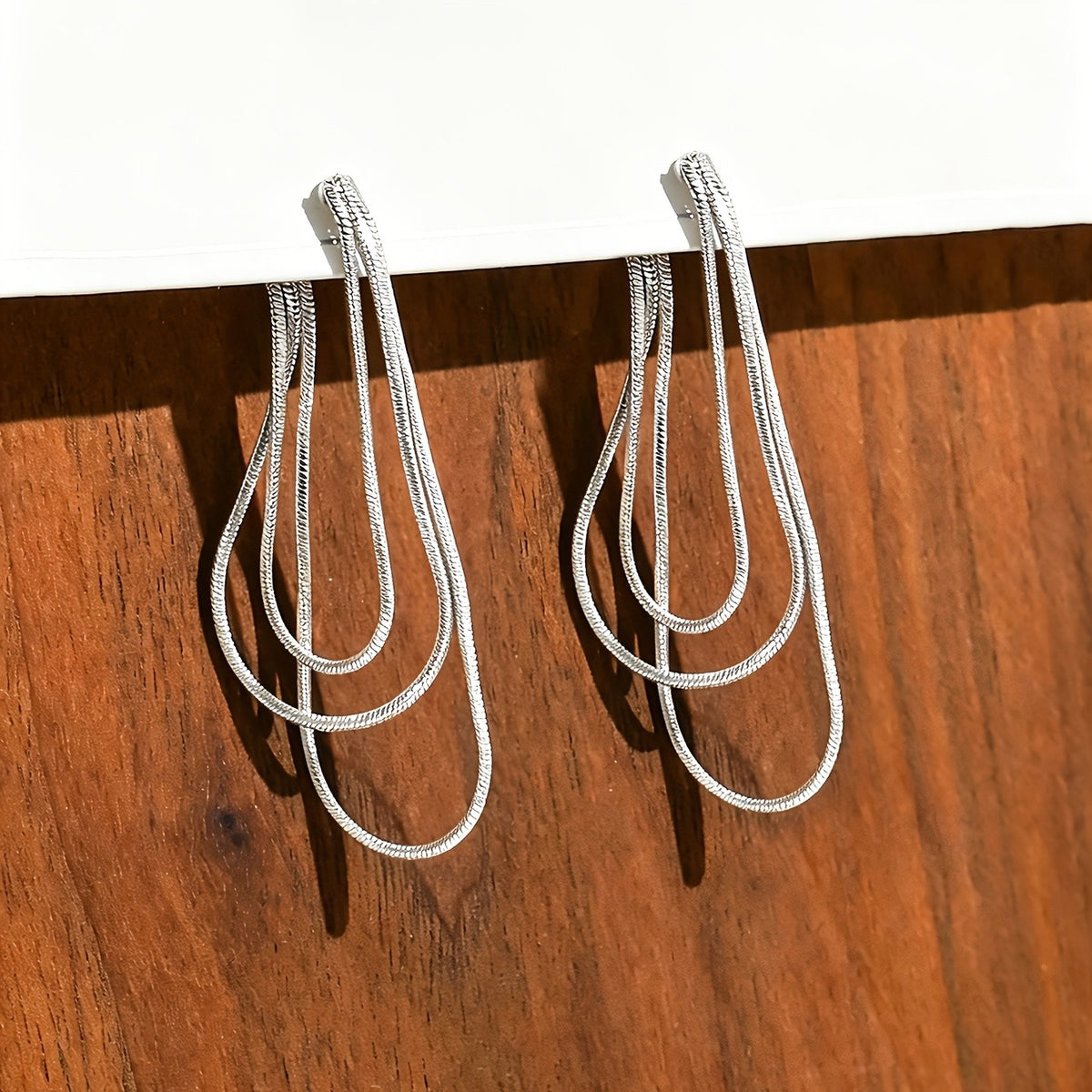 Layered Open Loop Earrings