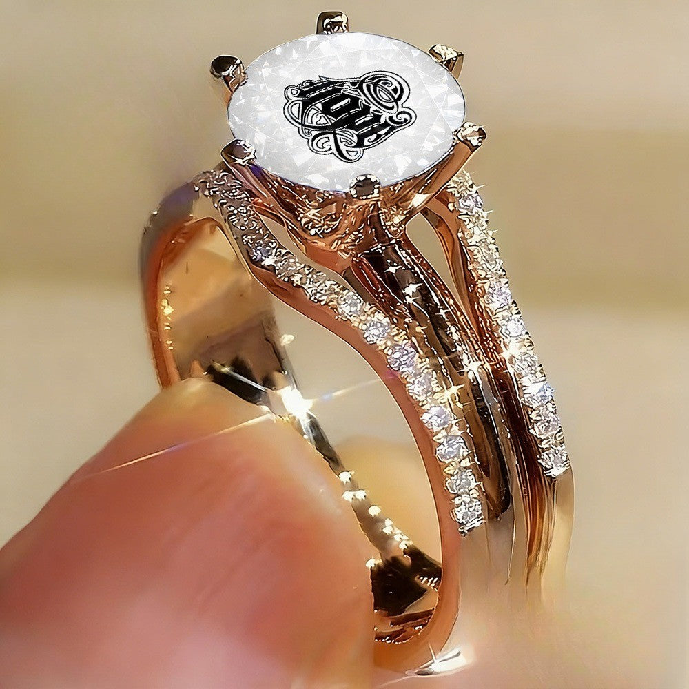 Hope Crystal Statement Ring