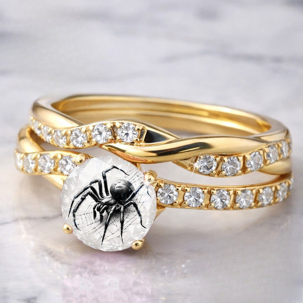 Spider Web Statement Ring