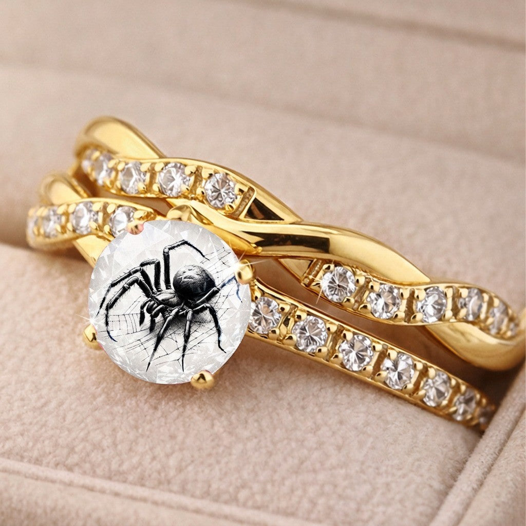 Spider Web Statement Ring