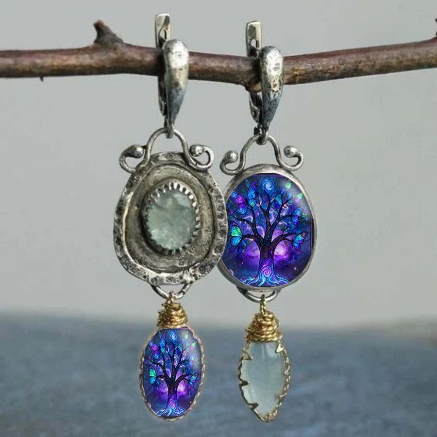 Tree of Life Drop Earrings