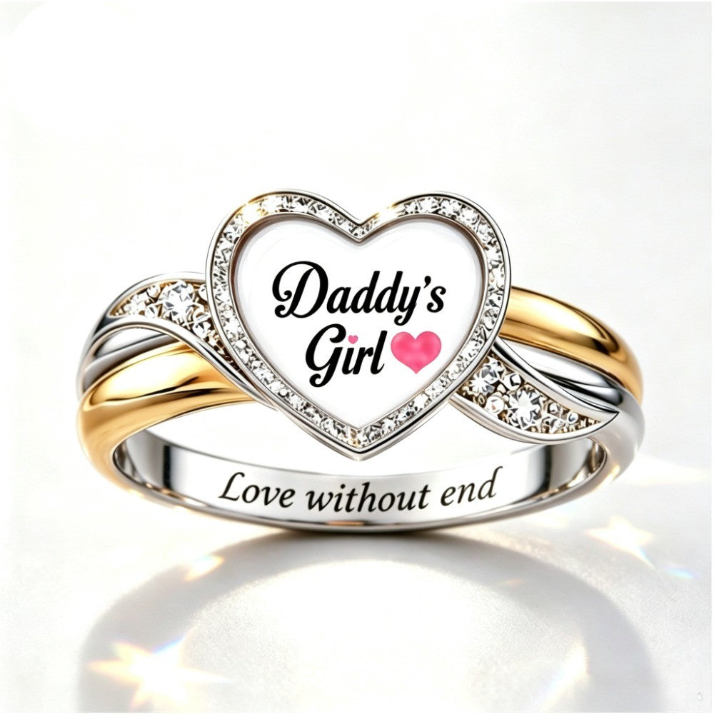 Daddy's Girl Heart Ring