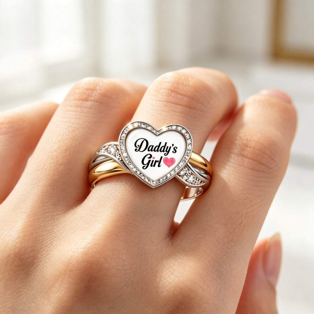 Daddy's Girl Heart Ring