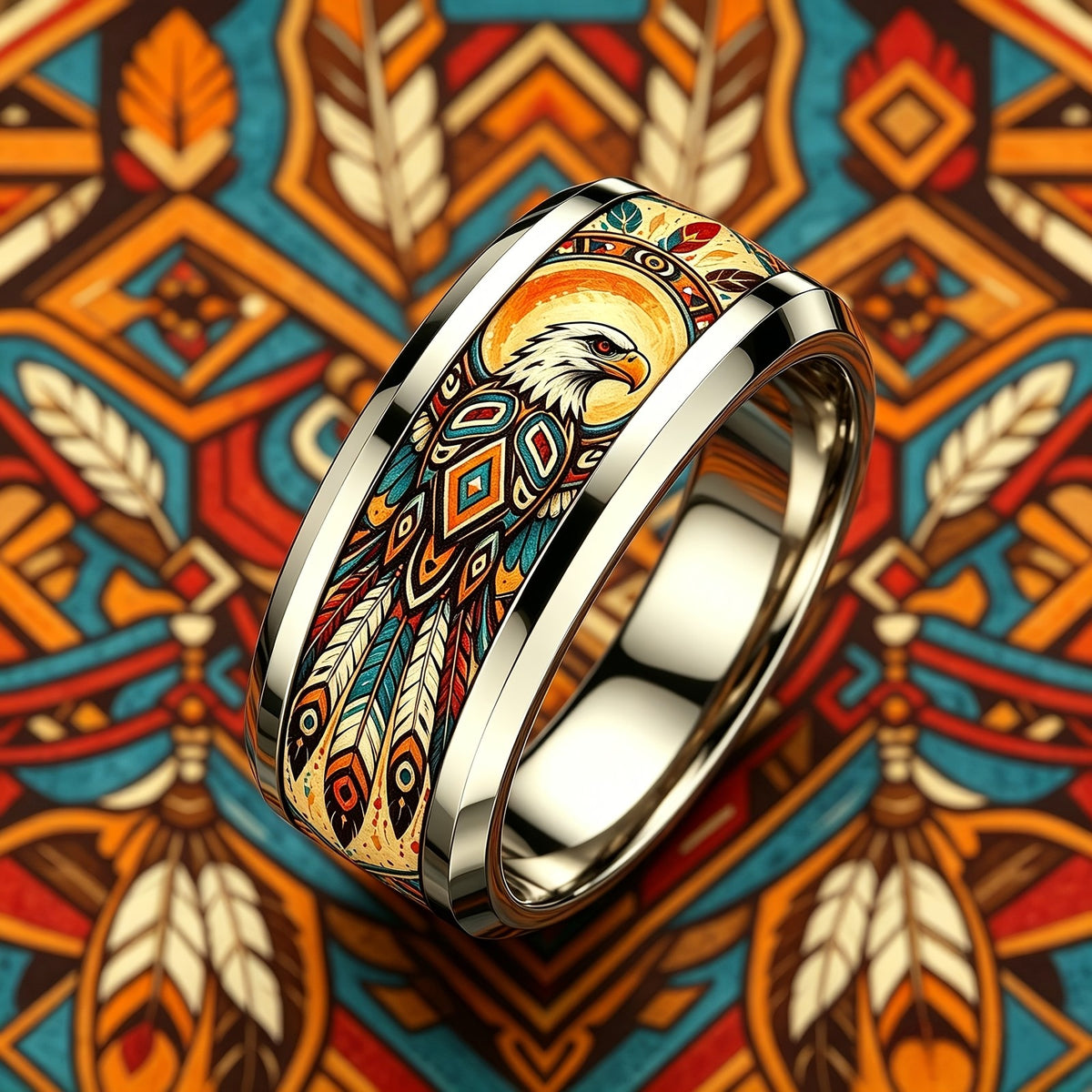 Tribal Eagle Ring