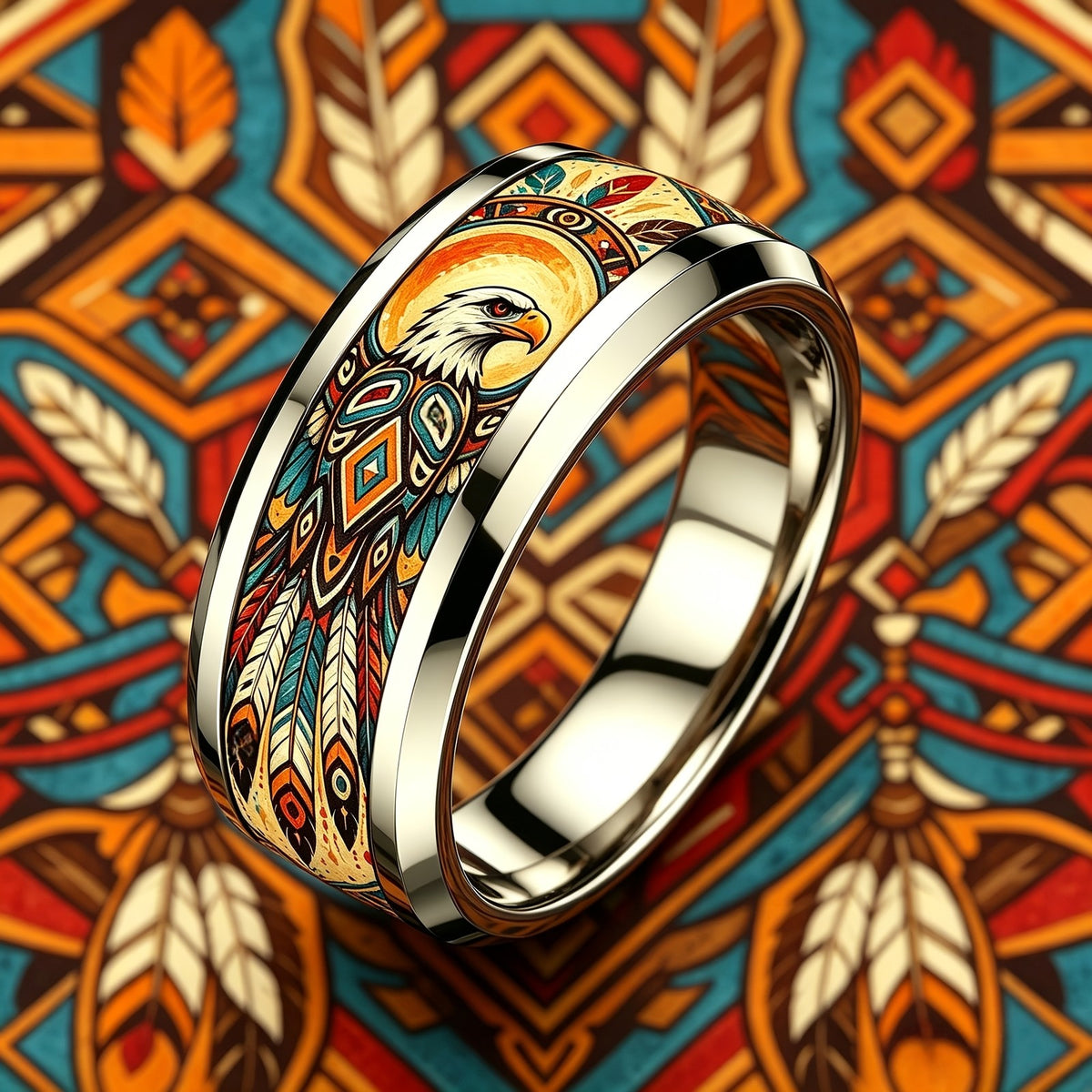 Tribal Eagle Ring
