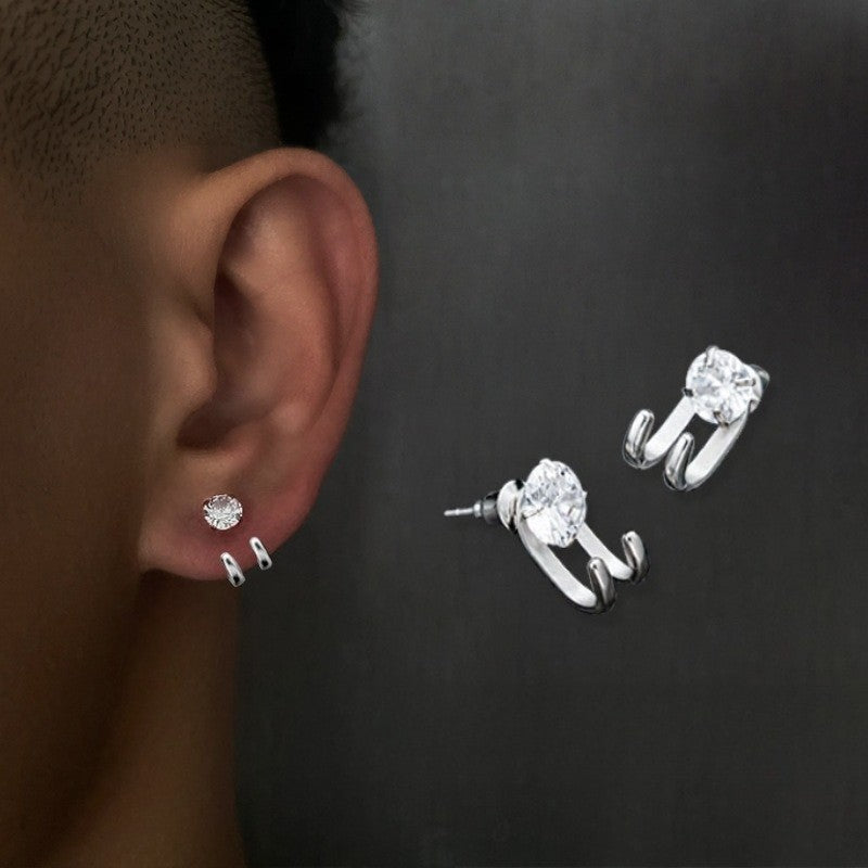 Crystal Prong Stud Earrings