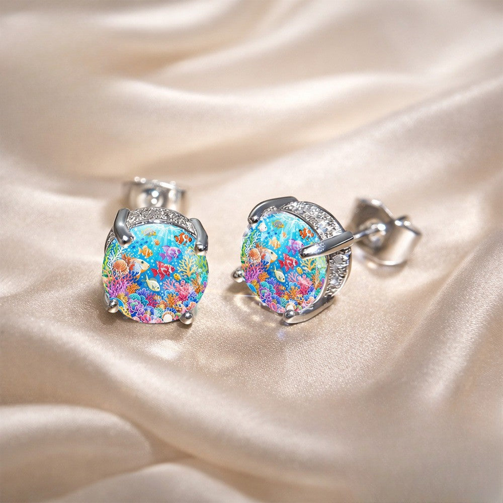 Colorful Coral Reef Earrings