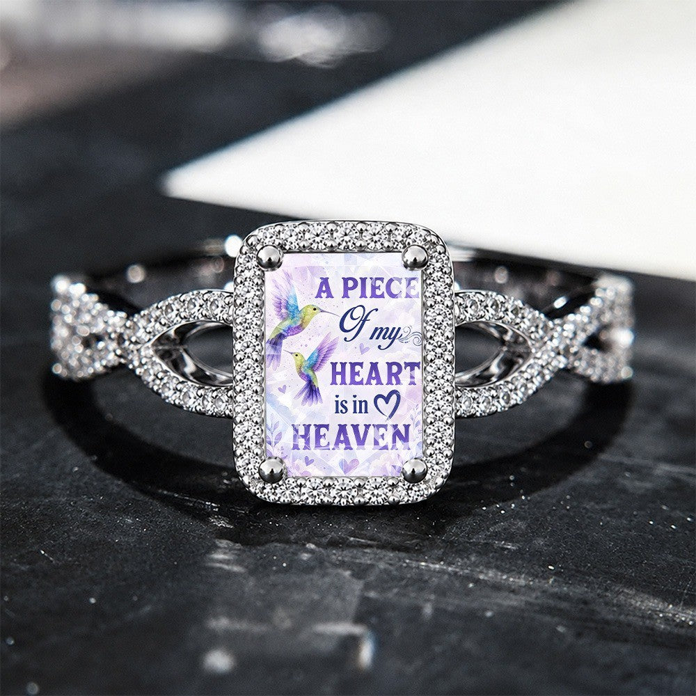 Heaven Hummingbird Square Ring