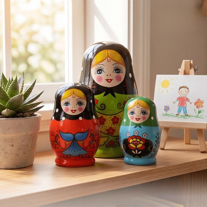 Colorful Nesting Doll Set