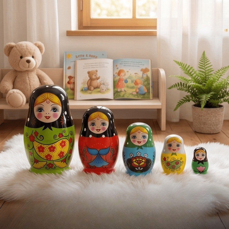 Colorful Nesting Doll Set