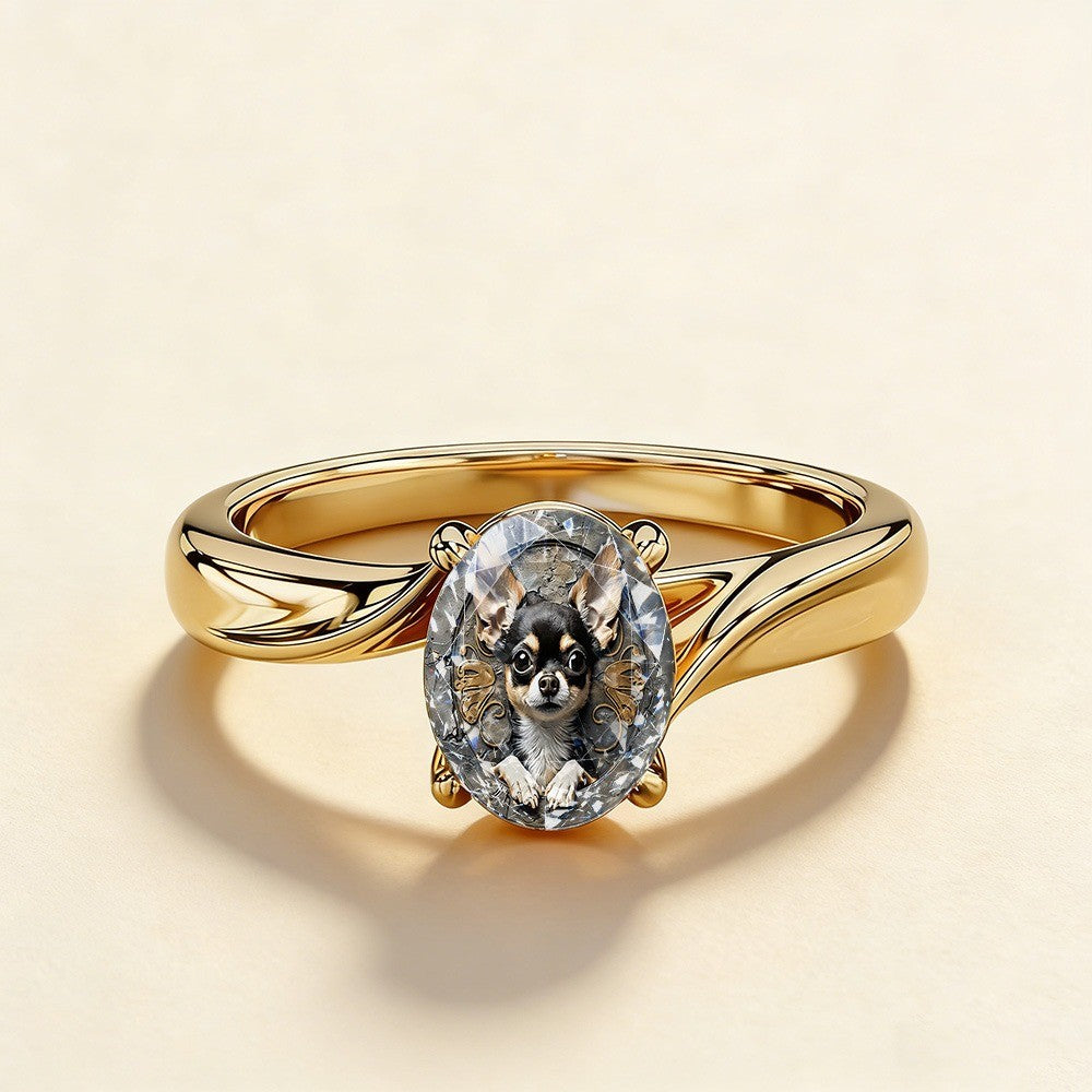 Chihuahua Oval Ring