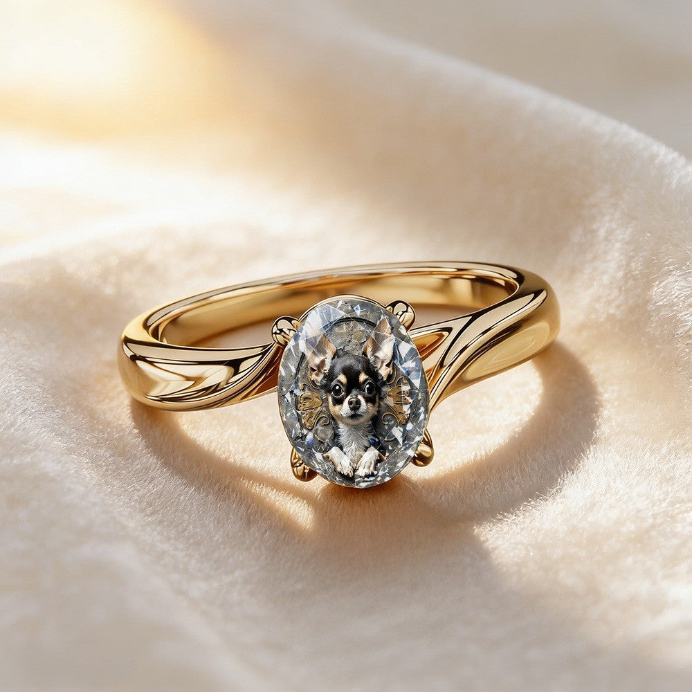 Chihuahua Oval Ring