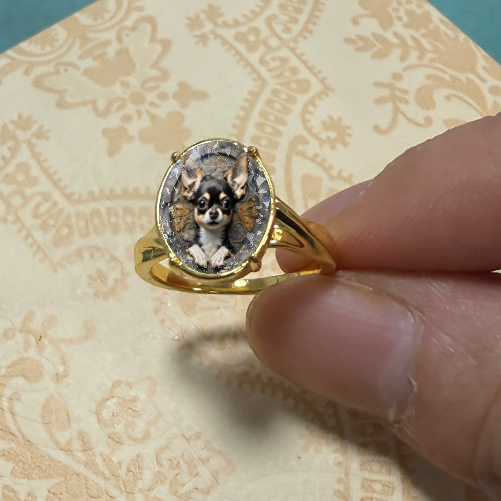 Chihuahua Oval Ring