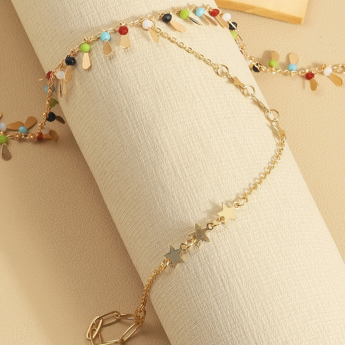 Colorful Water Drop Anklet