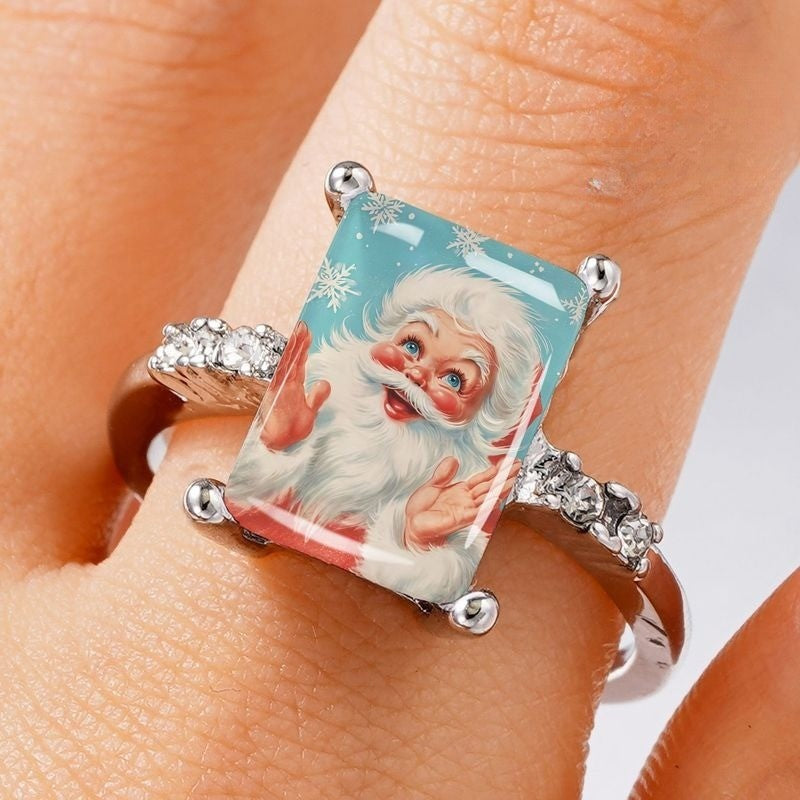 Santa Claus Square Ring