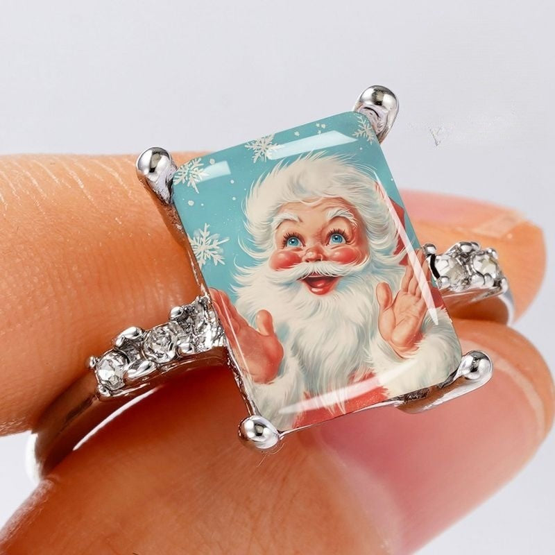 Santa Claus Square Ring