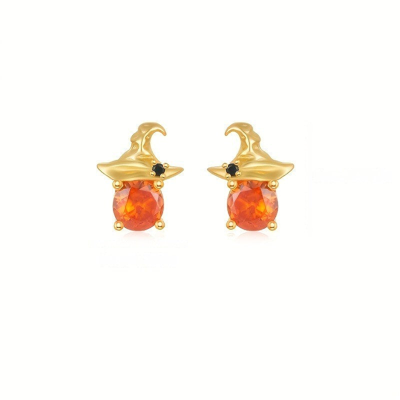Witch Hat Stud Earrings