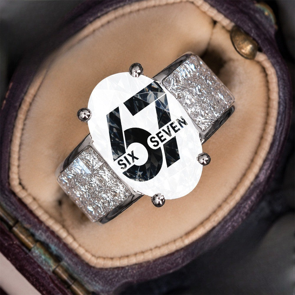Six Seven Crystal Ring