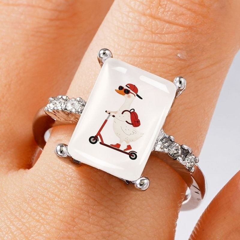 Goose Scooter Square Ring