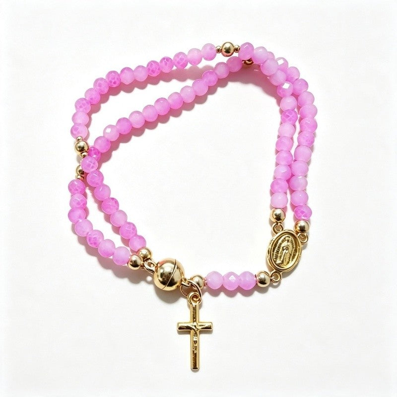 Faith Cross Bead Bracelet
