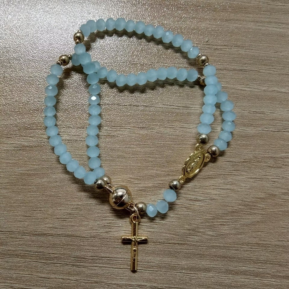 Faith Cross Bead Bracelet