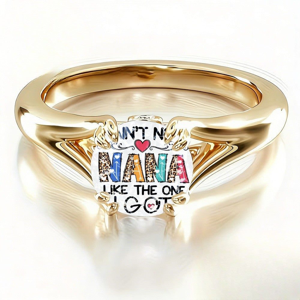 Nana Quote Statement Ring