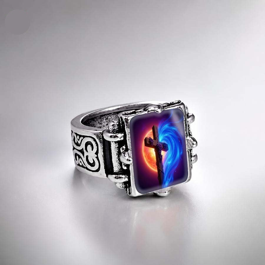 Cosmic Cross Square Ring