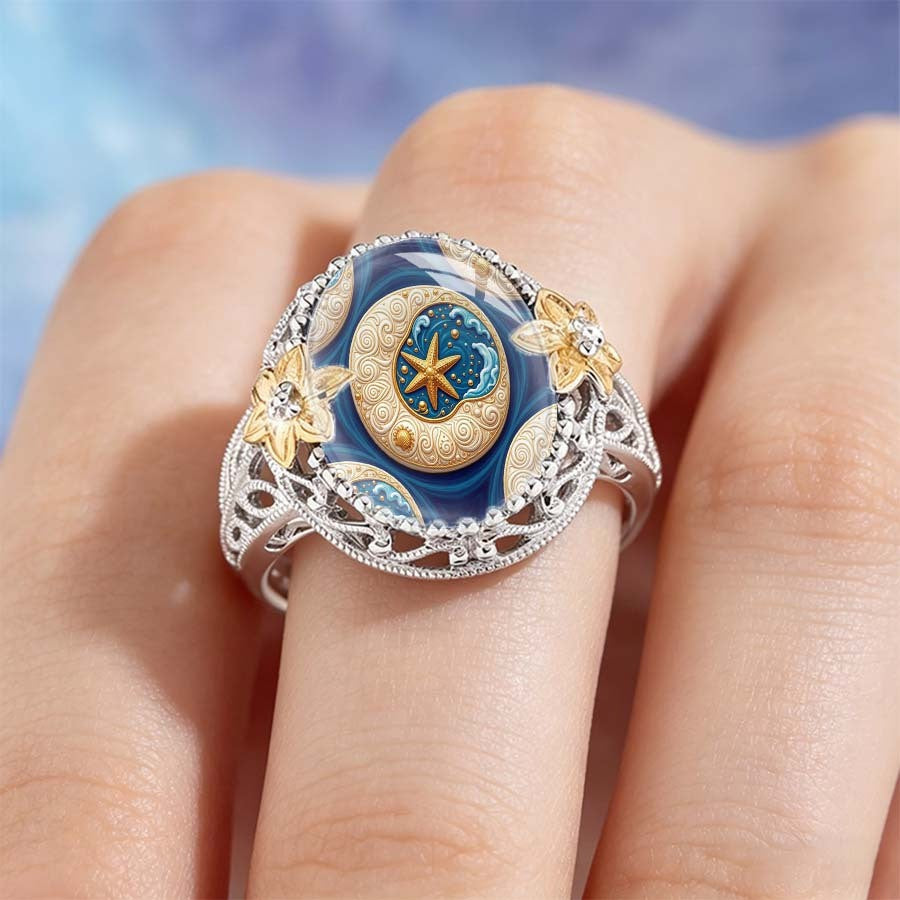 Ocean Starfish Statement Ring