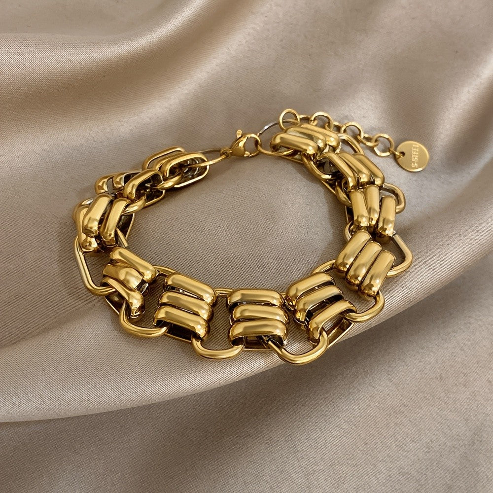Geometric Link Bracelet
