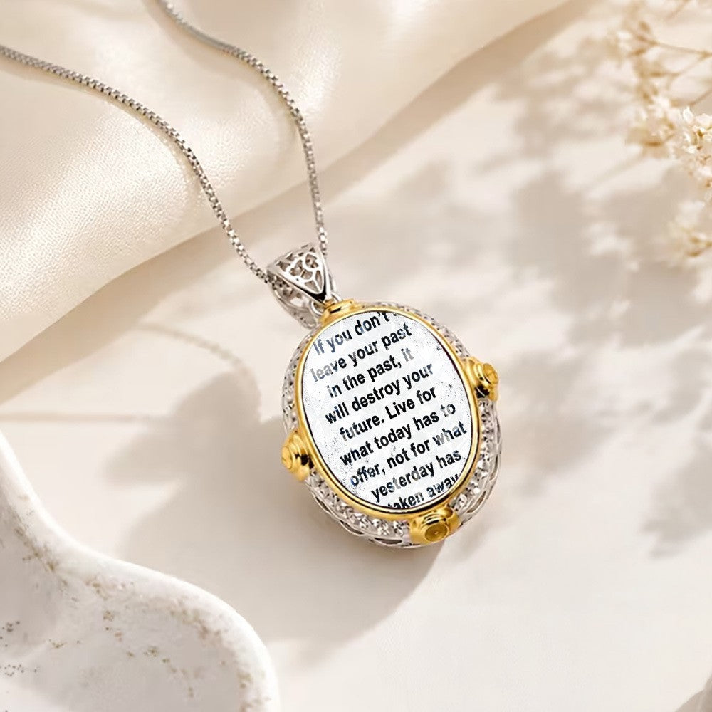 Inspirational Quote Pendant Necklace